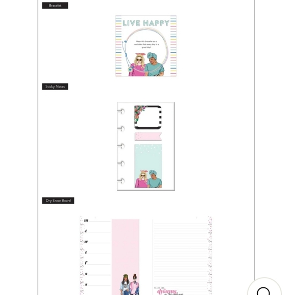 MAMBI Rongrong Classic Happy Planner Companion Accessories - Picture 10 of 12